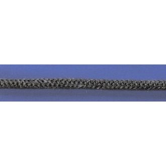 Ovnspakning 8mm spesial svart (koks) - myk flettet