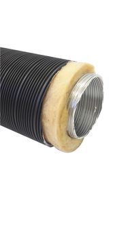 Flexirør, isolert, ø80 mm x 75 cm, sort