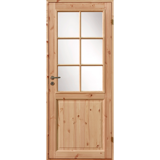 Olav Innerdør massiv med glass (flere varianter)