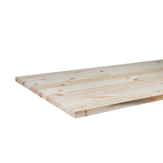 Furu Helstav Benkeplate i ubehandlet heltre - 30x3620x635 mm