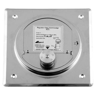 Trekkregulator firkant 140x140 /10-35 pa - krom