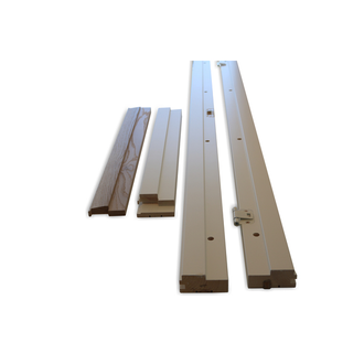 Karmsett med pakning og flat terskel (flere varianter)