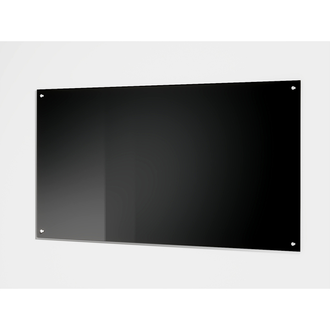 Glassplate / Splashguard sort glass 900 mm