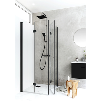 Dusjhjørne igloo pro fold 70 x 70 cm svart