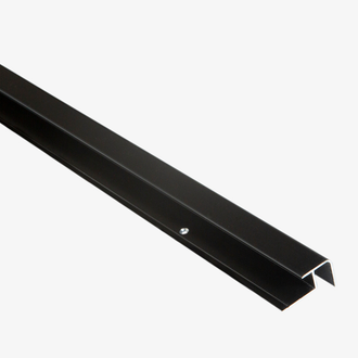 Hjørneprofil utvendig sort 3000 mm til Fibo veggpaneler