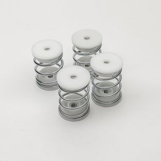 Fjærdempere, kraftig modell, vibrasjonsdemper, sett med 4 stk. (til varmepumpe utedelen)