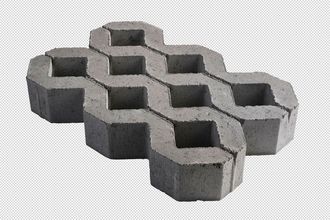 Gressarmeringsstein, belegningsstein, helle, 60 x 40 x 10 cm, grå, fra Aaltvedt