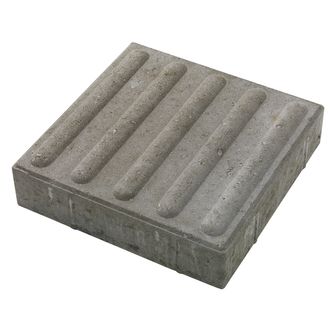 Retningsindikator helle, taktil,  30 x 30 x 7 cm, grå, fra Asak