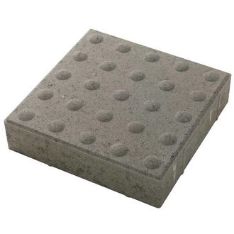 Varselindikator helle, taktil, 30 x 30 x 7 cm, grå, fra Asak