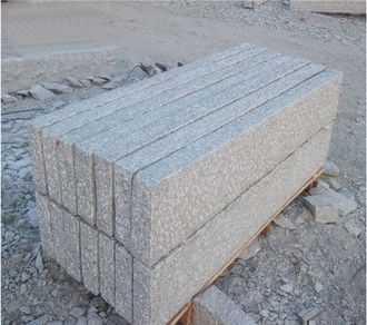 Kantstein 12x25 grå Kinesisk Råhugget