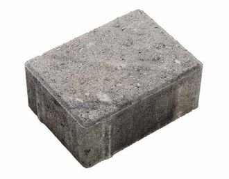 Relieff 1/2 stein beleggningsstein, 10 x 13,5 x 6 cm, Gråmix, fra Asak