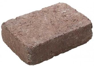 Herregårdstein belegningsstein, 20 x 13,5 x 6 cm, Rødmix, fra Asak