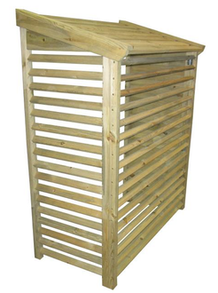 Varmepumpehus, overbygg, XXL, 520 x 1055 x 1240-1380 mm