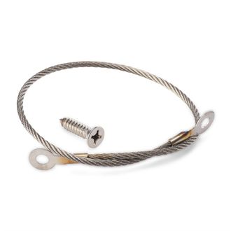 Sikkerhetswire, 35 cm lang,  (til sikring av varmepumpe utedelen)