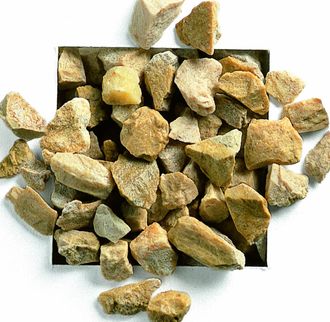 Dekorstein Yellow Knust 8/12 (20kg) - Aaltvedt