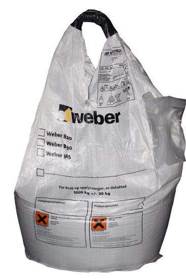 Weber Murmørtel M5 - 1000kg