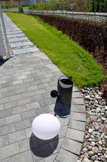 Relieff 1/2 stein beleggningsstein, 10 x 13,5 x 6 cm, Gråmix, fra Asak