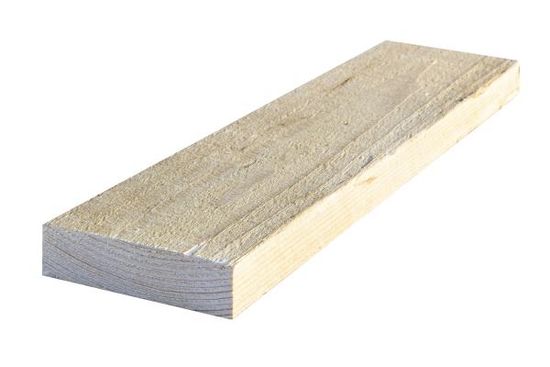Uhøvlet forskalingsmateriale 25 x 150 mm - Ikke behandlet