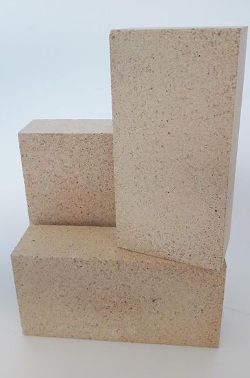 Peis stein, ildfast stein, Viking 330, str. 230 x 114 x 64 mm, Chamotte gul