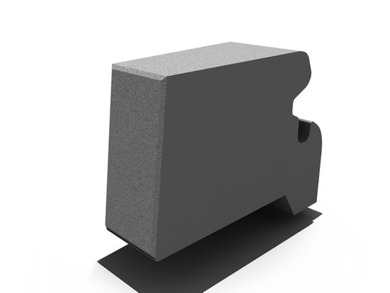 Mini Støttemur, 1/2 stein, Grå, fra Aaltvedt