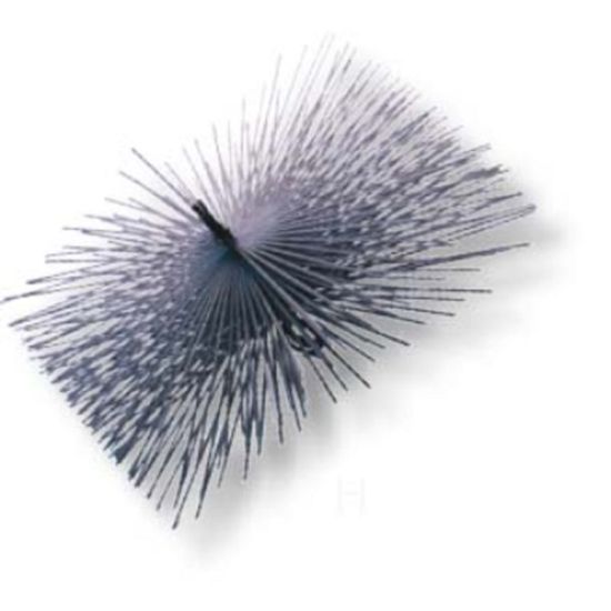 Loddebørste, feieutstyr, 27,5 x 27,5 cm, 4 rader, ø2,2 x 0,45 mm