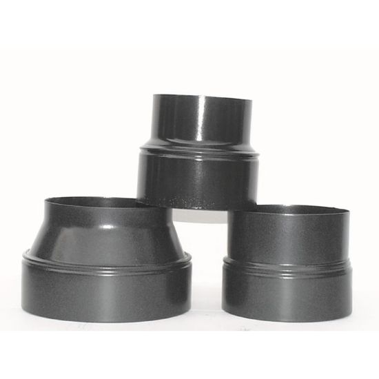 Overgang, røykrør, innvendig ø127 mm, utvendig ø175 mm (for overgang fra ø125 mm til ø175 mm)