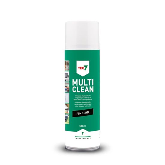 Multiclean, 500ml aerosol hvit (foam cleaner)
