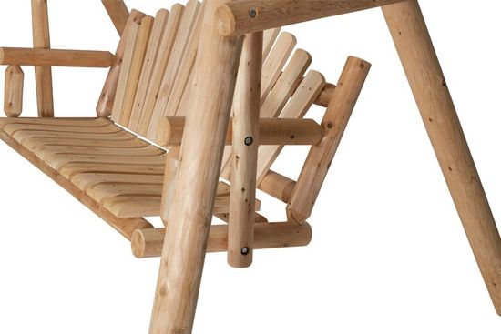 Huske, Log svingbenk, toseter svinghuske