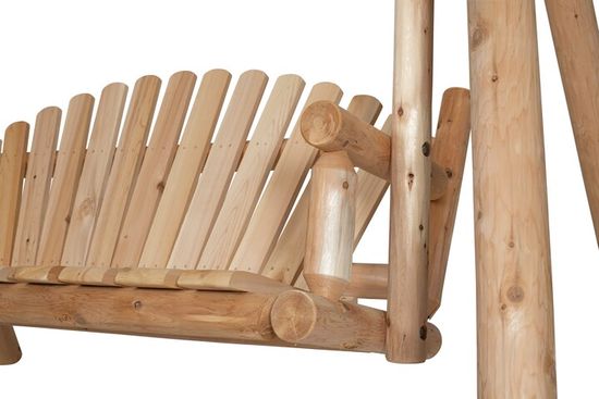 Huske, Log svingbenk, toseter svinghuske