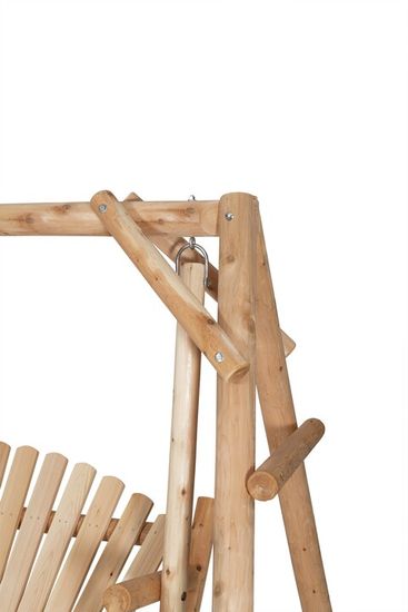 Huske, Log svingbenk, toseter svinghuske