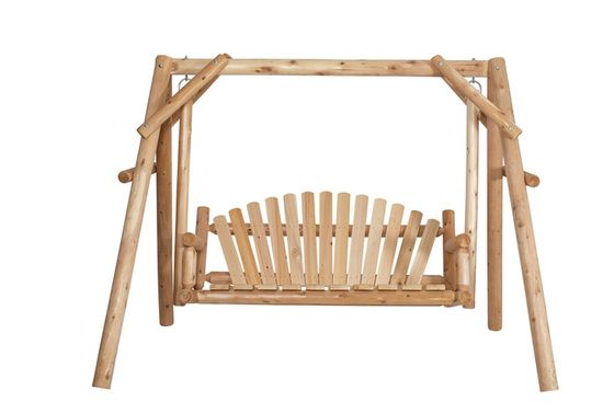 Huske, Log svingbenk, toseter svinghuske