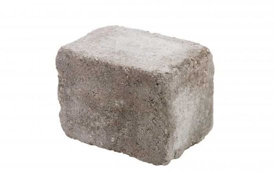 Rådhus Mur/Kantstein, 1/2 stein, Brunmix, fra Aaltvedt