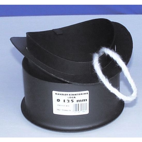 Røykrørsinnføring, for ø80 mm rør, bl.a. Leca og Zanda, fra Schiedel