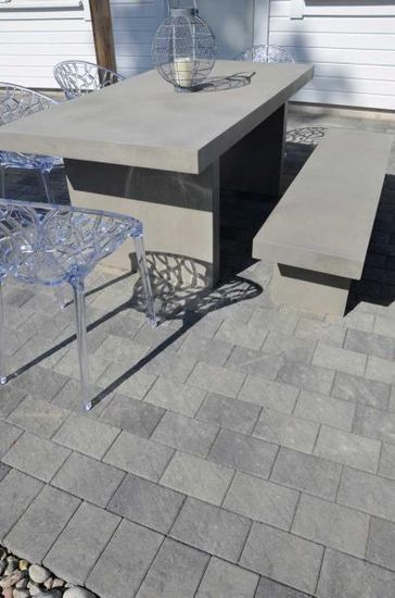 Relieff 1/2 stein beleggningsstein, 10 x 13,5 x 6 cm, Gråmix, fra Asak