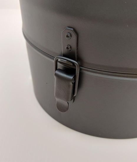 Åpningsenhet, overgang til pipehatt uten åpningshengsel, ø200 mm, sort