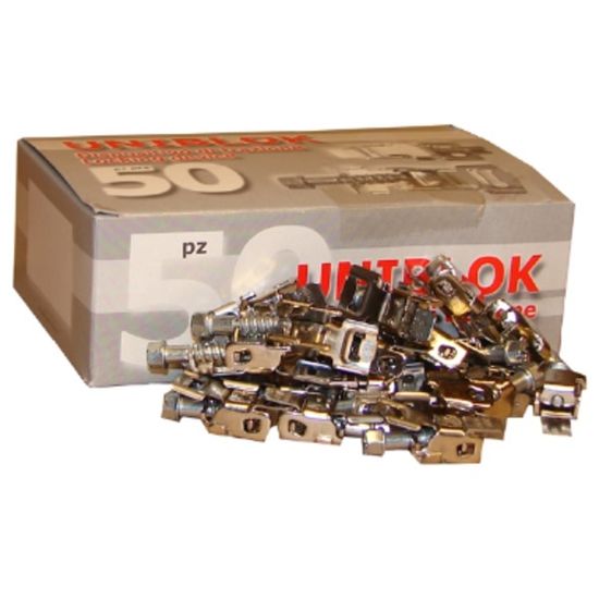 Klips til låsebånd, eske a 50 stk