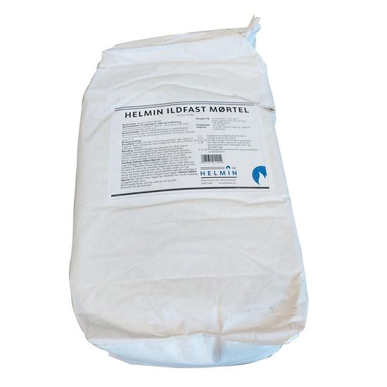 Mørtel, ildfast , tørr mørtel, Alfa Omega, 20 kg sekk 