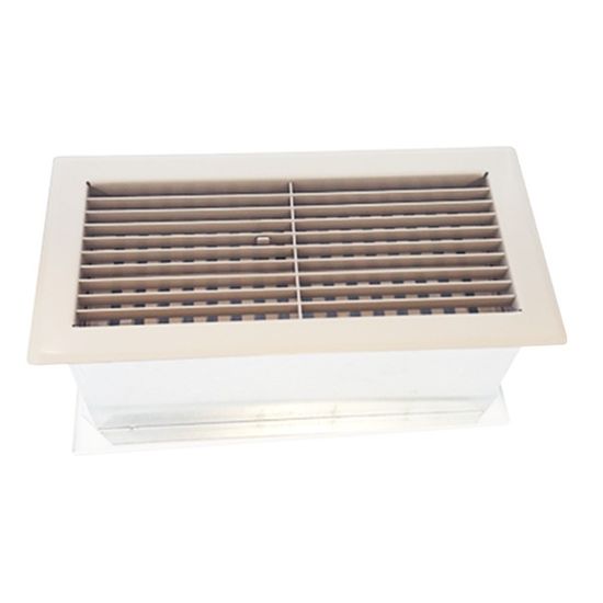 Etageventil (6x14) 20,2 x 40,5 kompl. m/kass-  Eik topp og hvit bunn