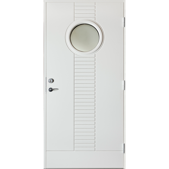 Utvik ytterdør med klart glass (flere varianter)