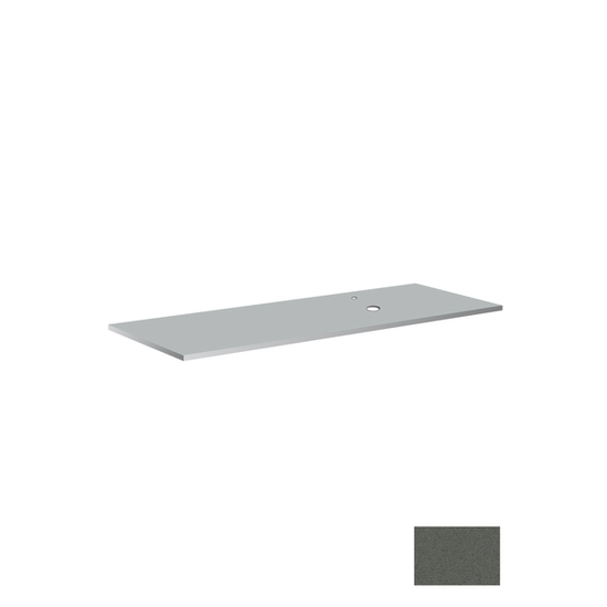 Benkeplate suede 1410 mm hull høyre cemento spa