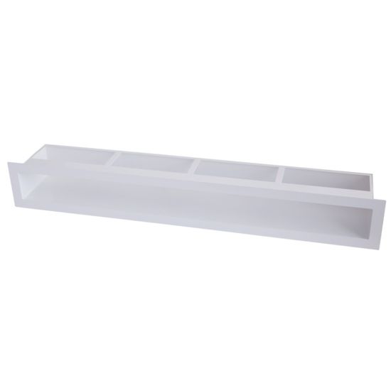 Ventilrist slimline hvit -b700h100mm-405cm2- inv 665x61