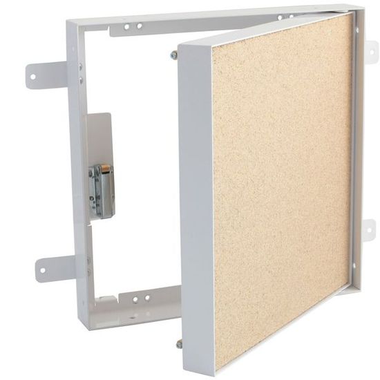 Inspeksjonsluke, 300 x 300 mm, hvit, for Skamotec / Skamoenclosure