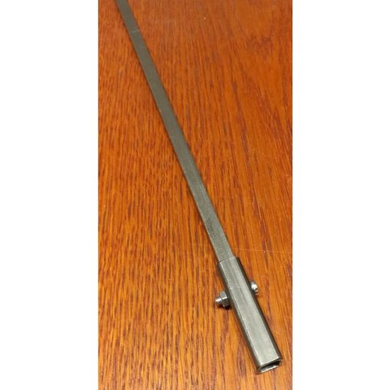 Stang, forlengerstand til spjeld, 8 x 8 x 1000 mm, til bl.a. rørspjeld