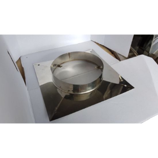 Toppbeslag, enkel 520x520 ø150mm- rehab