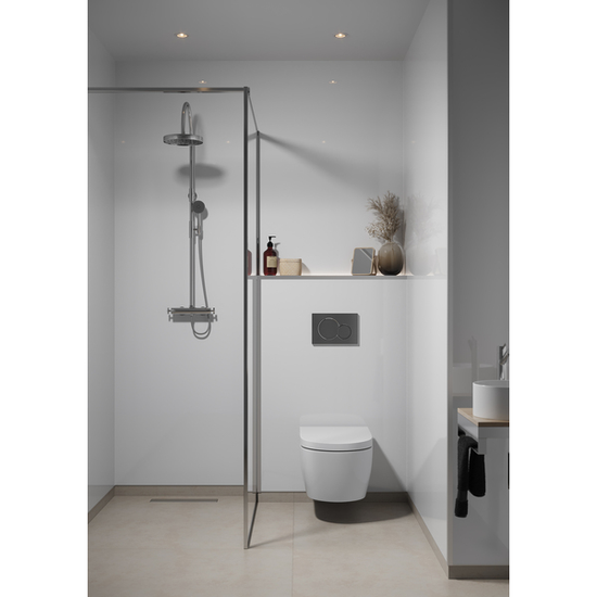 Fibo Veggpanel Basic White High Gloss Project 10x620x2720 mm