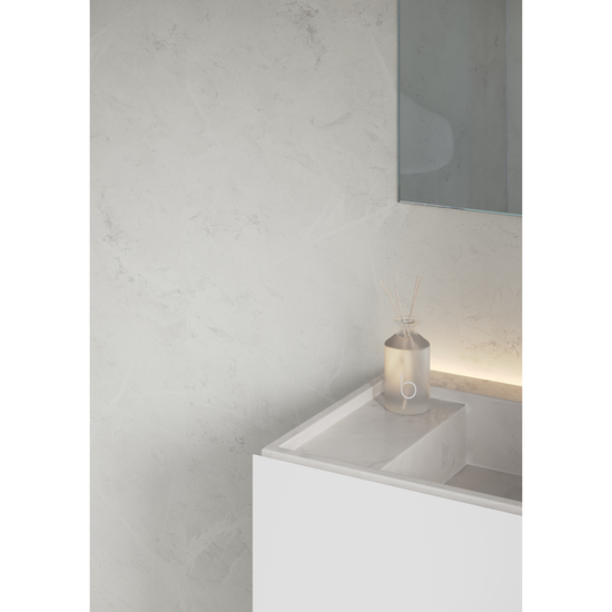 Fibo Veggpanel Long White Marble 10x620x3020 mm