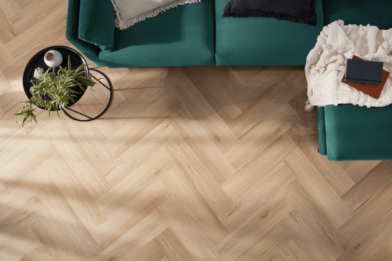 Vinylgulv Amaron Herringbone - Harlow eik - 5MM