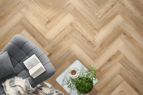 Vinylgulv Amaron Herringbone - Wembley Eik – 5MM