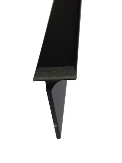 Dekklist postform R4 (hjørneskjøt) - Sort