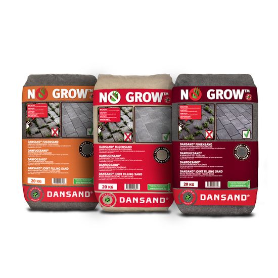 Danfug Nogrow ugresshemmende fugesand 20kg (0-1,5 mm) - Grå